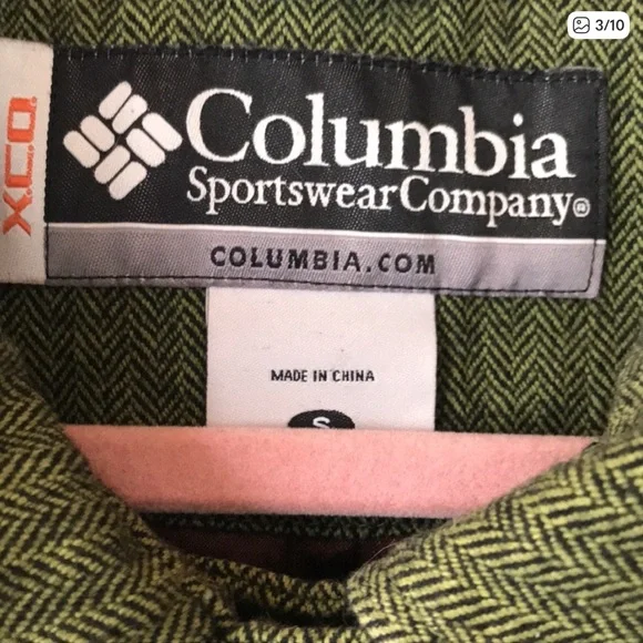 Columbia XCO Women's Equestrian Jacket Green Herringbone jacket - Picture 3 of 7